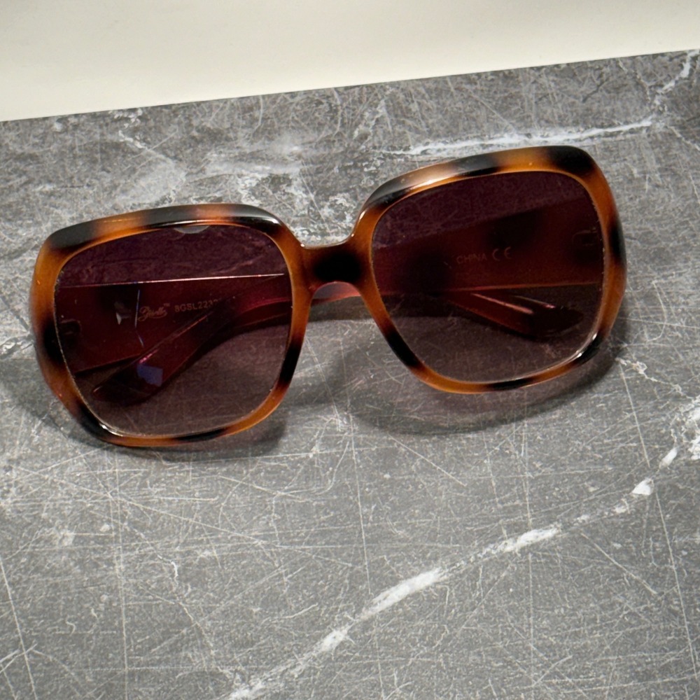 Giselle Square Oversized Sunglasses | Tortoise‎ Shell Brown Gradient